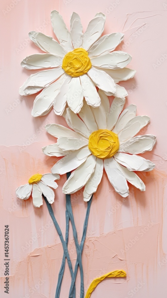 Obraz premium Daisy flower petal plant.