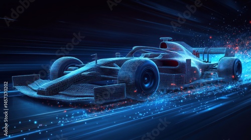 Futuristic racing car (1)