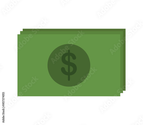 Money icon and vectors