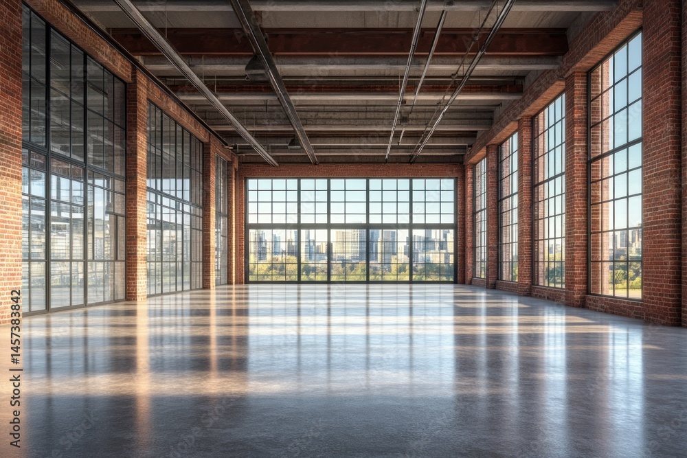 Spacious Industrial Loft with City Views: A Modern Architectural Marvel Spacious Industrial Loft with City Views: A Modern Architectural Marvel