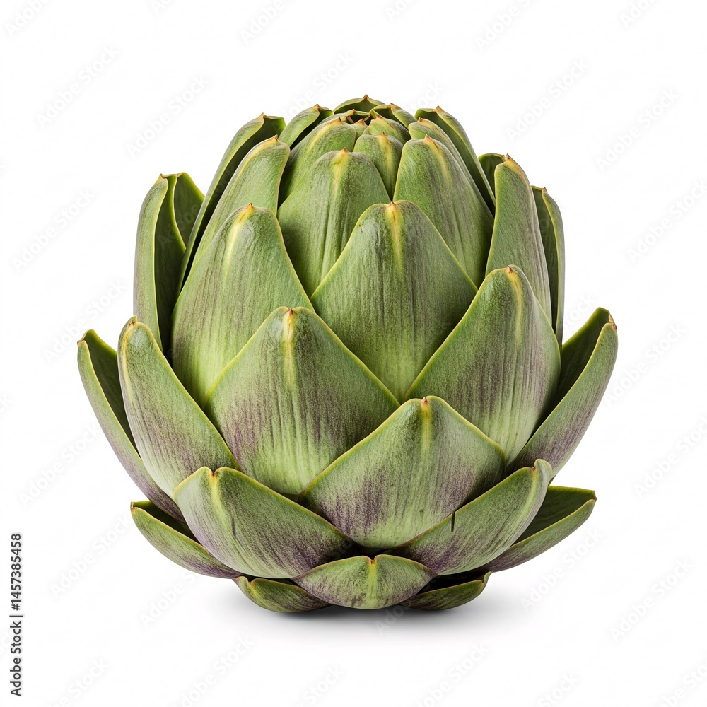 Green artichoke with layered petals, fresh vegetable for healthy eating, Green artichoke with layered petals, fresh vegetable for healthy eating,