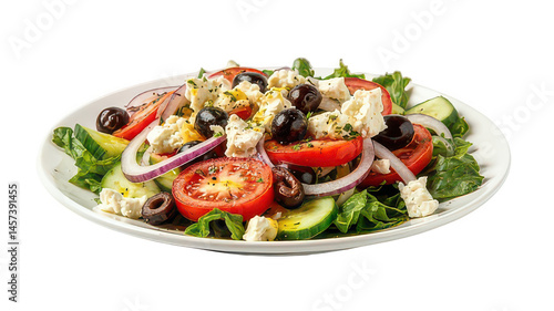 Fresh Greek Salad. Healthy Food. Healthy Lifestyle