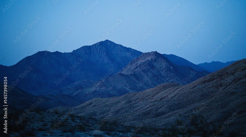 Obraz premium Serene Mountain Majesty at Dawn