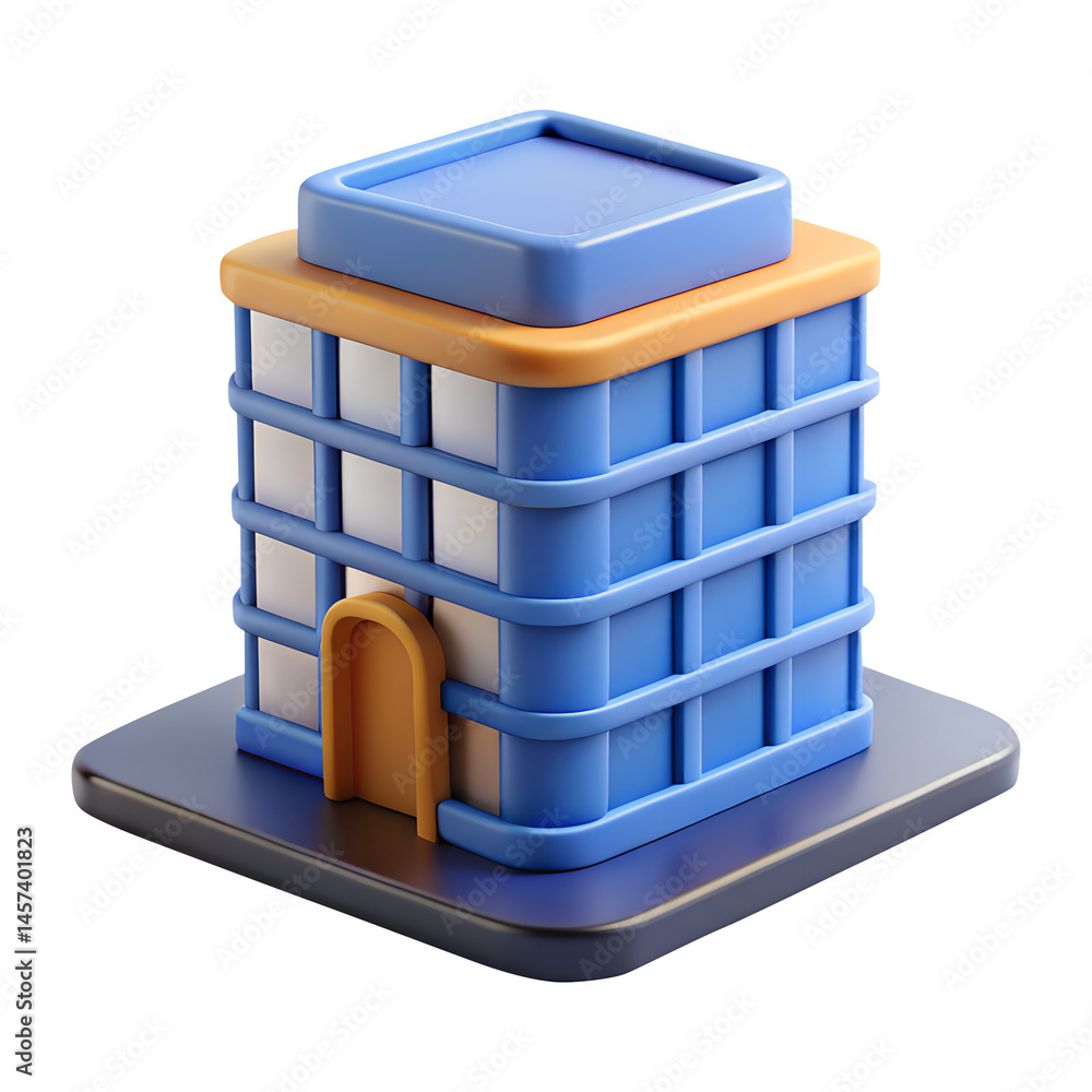 building 3d render icons in cartoon plastic style minimal isolated on transparent white background, clipping path