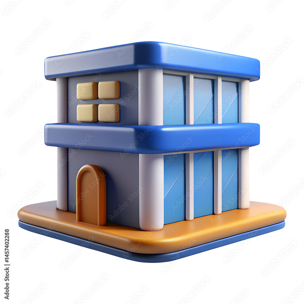 building 3d render icons in cartoon plastic style minimal isolated on transparent white background, clipping path