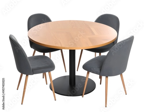 Modern Dining Table Set with Wooden Chairs for Cozy Gatherings
