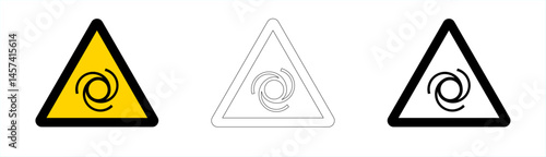 Automatic start-up warning in vector format