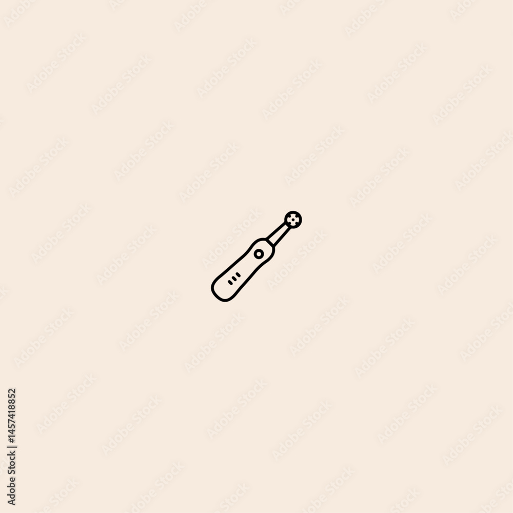 Toothbrush icon flat vector design. Toothbrush icon flat vector design.
