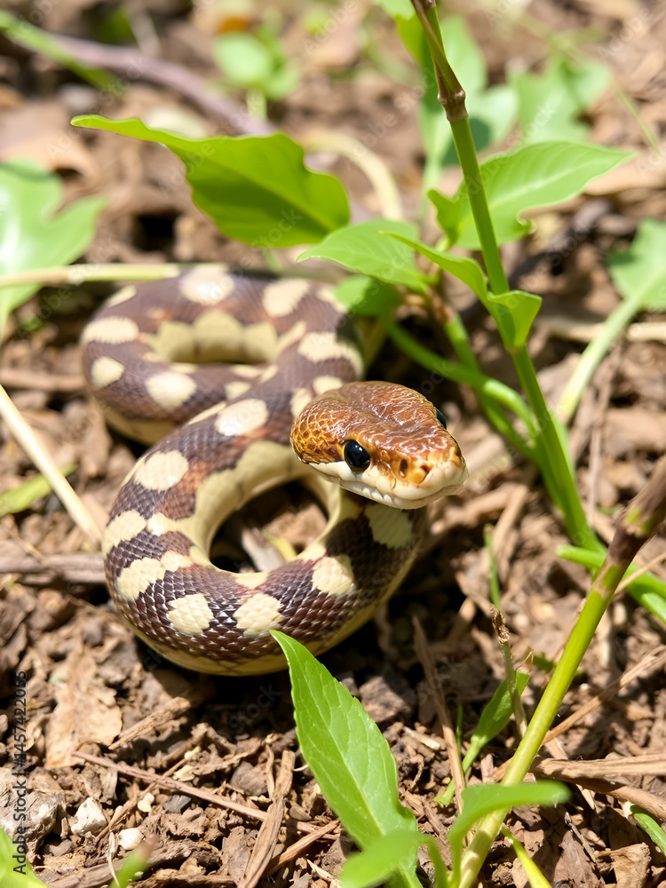 Obraz premium Queen Snake (Regina septemvittata) in Illinois