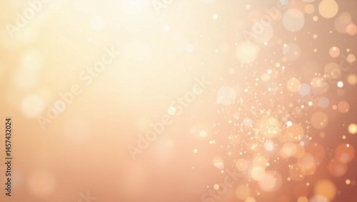 Abstract blur rose gold glitter sparkle defocused bokeh light background




