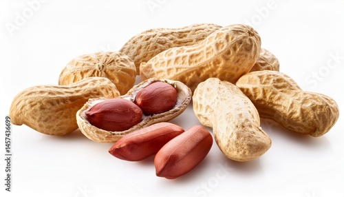 Wallpaper Mural group of peanuts isolated on white Torontodigital.ca