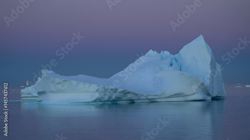 Wallpaper Mural Majestic Iceberg at Twilight Antarctic Ice Sculpture Torontodigital.ca