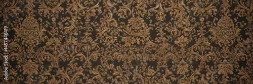 Intricate damask pattern, elegant swirls & scrolls, rich texture,  design,  background