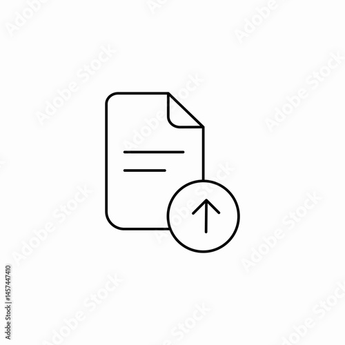 upload file icon sign vector