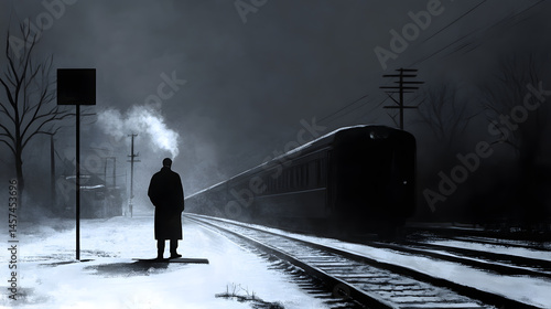 Wallpaper Mural The Stranger on the Train Torontodigital.ca