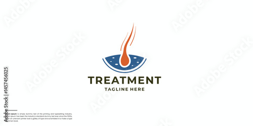 Vector logo for hair removal and sugaring company.