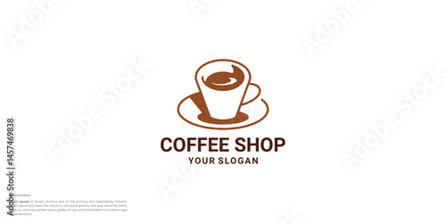 minimalist logo coffee shop design inspiration.