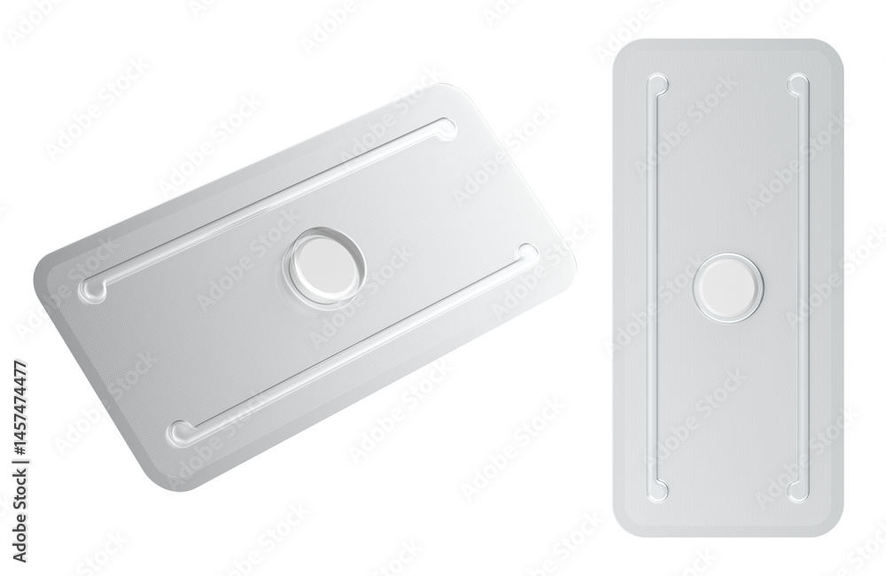 Emergency Contraceptive Pill. 3D rendering isolated on transparent background