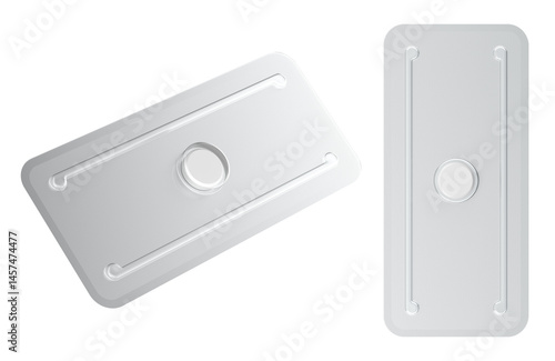 Obraz na płótnie Emergency Contraceptive Pill. 3D rendering isolated on transparent background w salonie