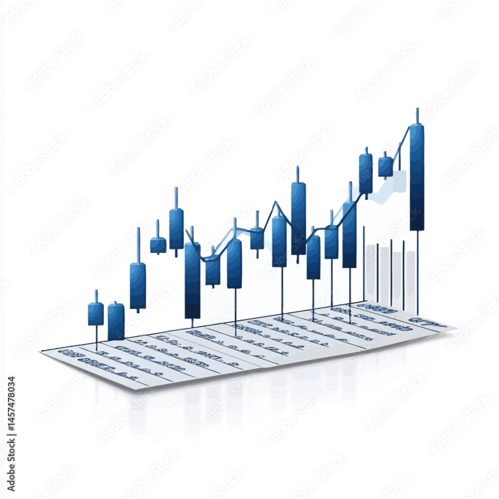 Fototapeta premium Forex vector icon, isolated on white background - 