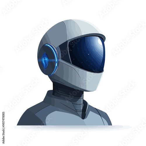 Future vector icon, isolated on white background  -  