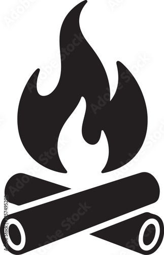 Fireside Vector Art