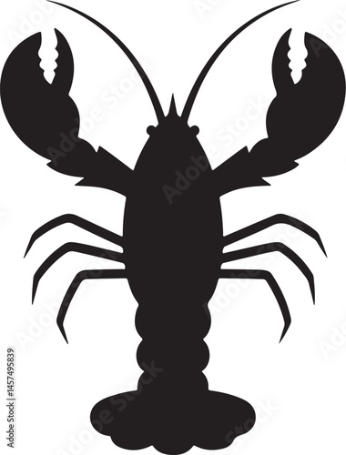 illustration of a crab silhouette