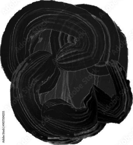 ink shape. paint shape vector	