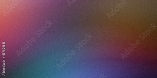 Abstract Gradient Background Texture with Subtle Noise and Dusty Hues of Purple Brown Teal and Orange