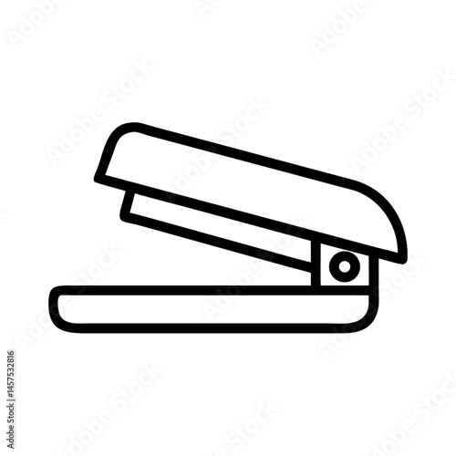Stapler icon in minimalist style on white background