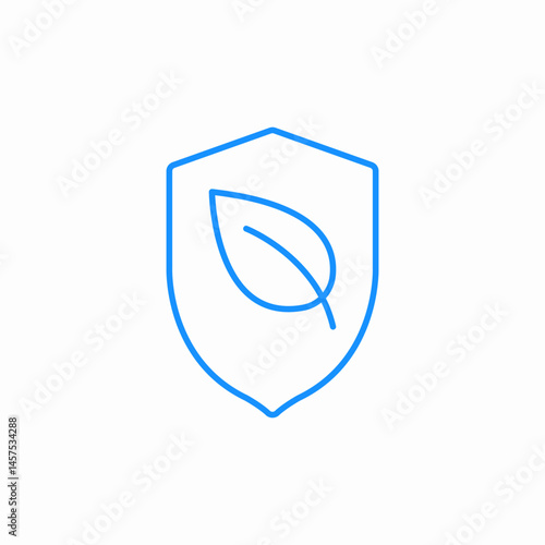 eco protection icon sign vector