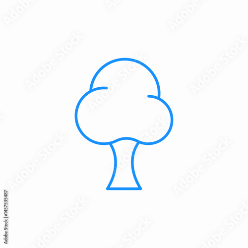 nature tree icon sign vector