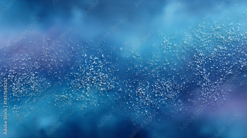 Blue texture , with a purple tint and irregularities like blue snow..