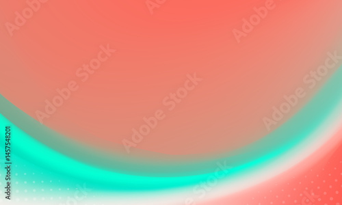 Abstract background with flowing coral reef hues