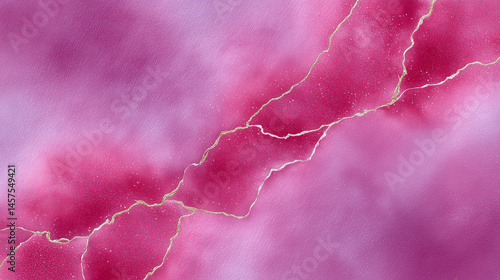 Obraz na płótnie Pink and gold glittery background with pink and gold streaks w salonie