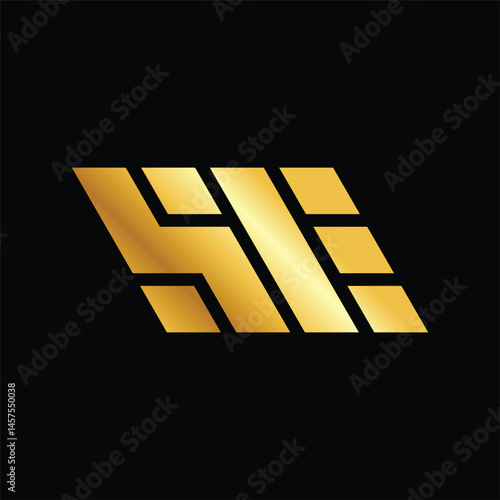 Letter S and E luxury logo design
