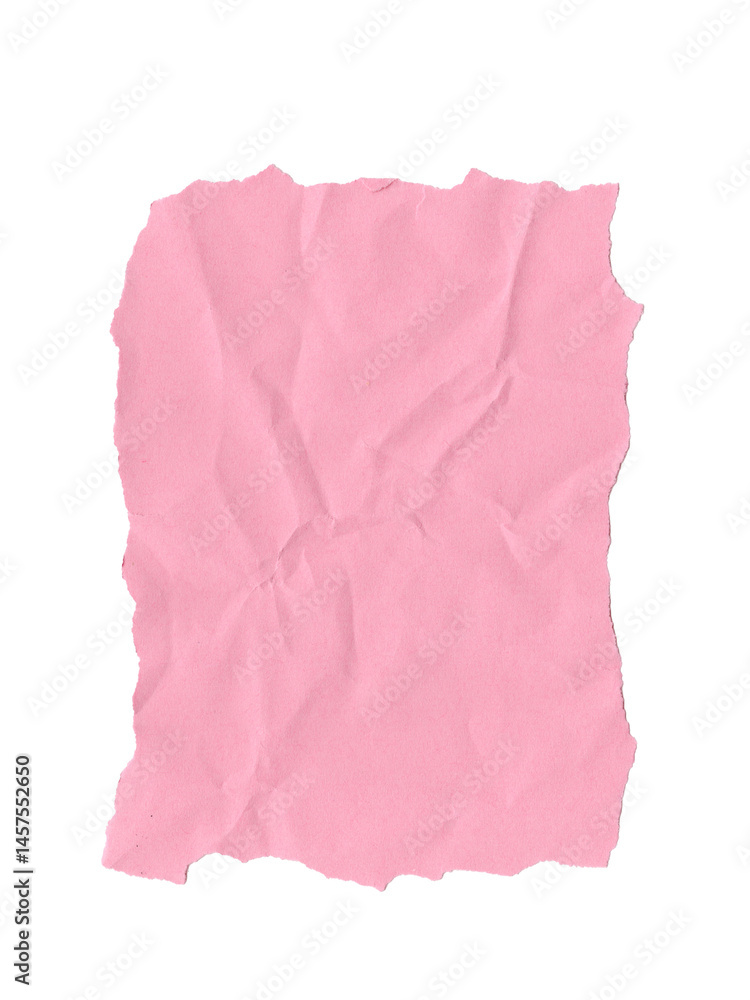 torn pink paper on transparent background torn pink paper on transparent background