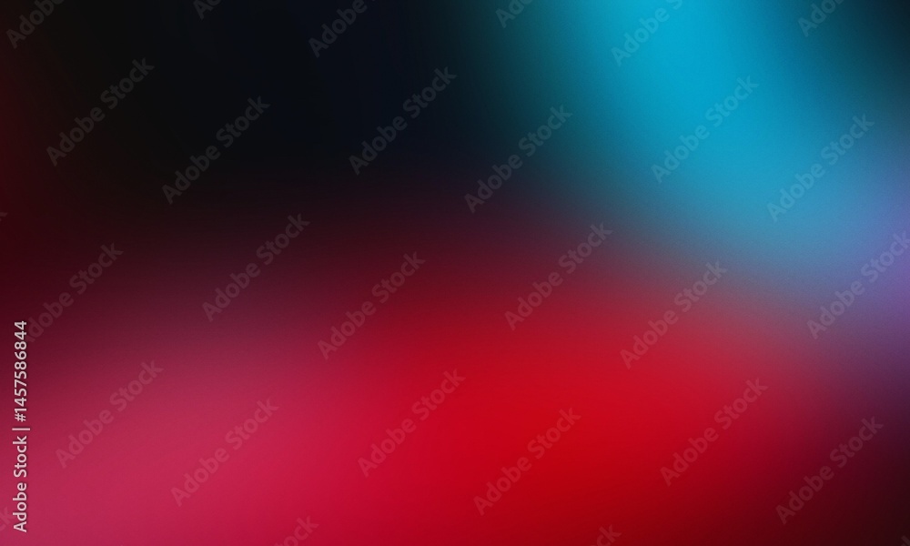 Obraz premium Grainy Gradient Background in Blue and Red for Modern Design