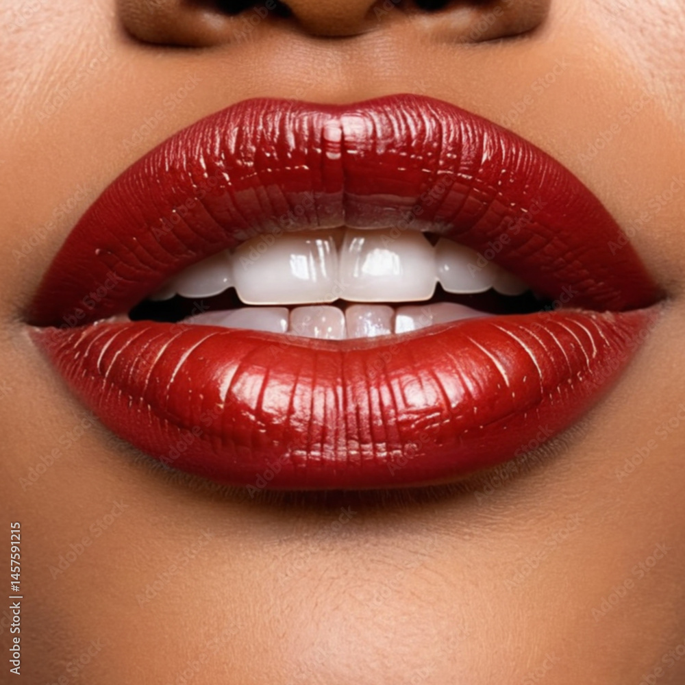Obraz premium lips of a woman