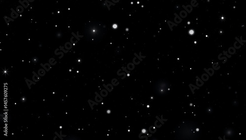 A black background with many stars