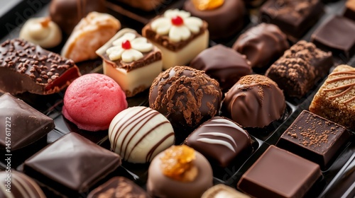 An Exquisite Assortment of Gourmet Chocolates