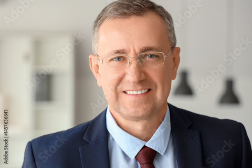 Portrait of handsome mature...