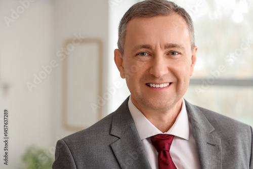 Portrait of handsome mature...