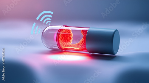 Capsule endoscopy and wireless communication