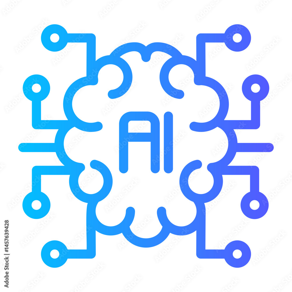 ai brain icon ai brain icon