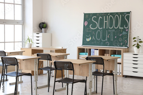 Blackboard with text SCHOOL...