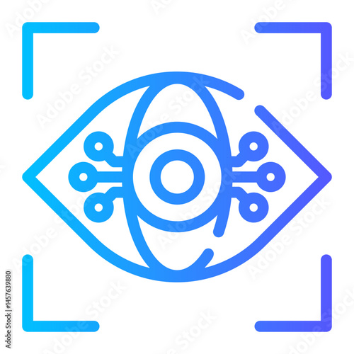 Machine vision icon