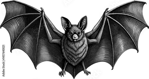 bat on white