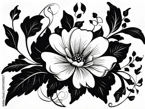 Abstract Floral Fantasy Design