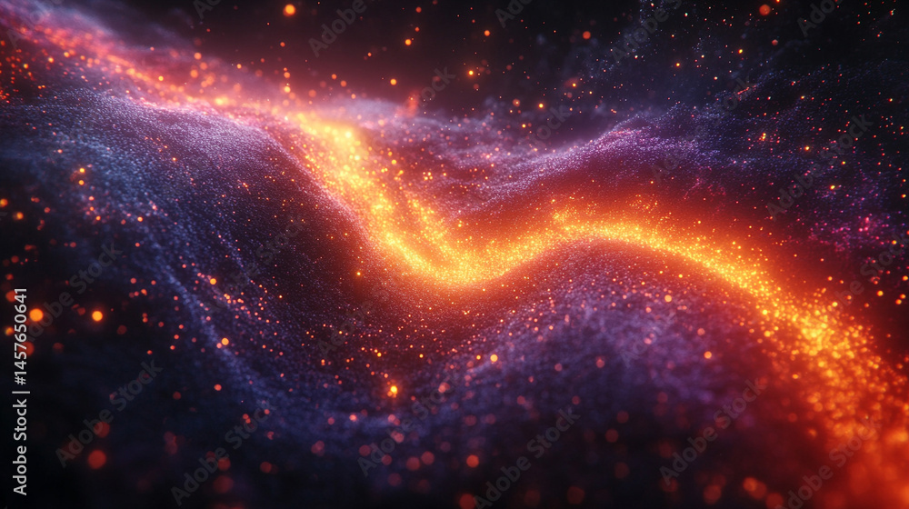 Close-up macro of a nanotechnology molecular fiber reveals intricate structure and interconnections, symbolizing innovation in advanced science, material engineering, biotechnology, and medicine.